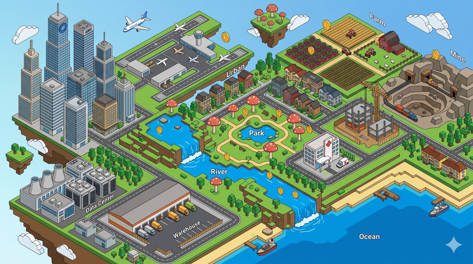 The Navito world map
